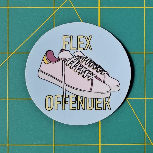 flex offender sticker