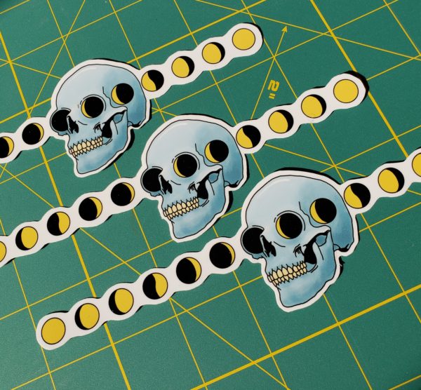 skull phases sticker - Image 2