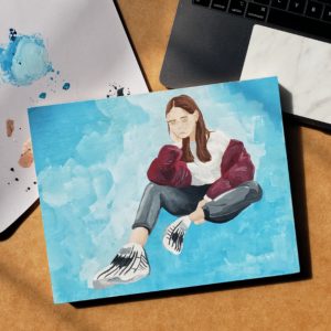 girl in eqt support sk