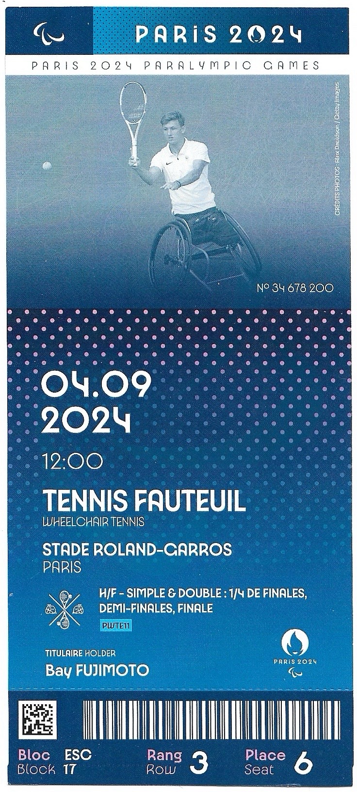 Tennis Fauteuil